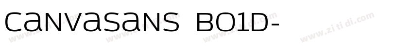 CanvaSans Bo1d字体转换